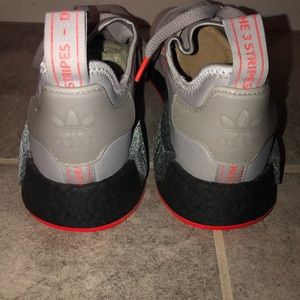 Adidas NMD R1 Solar Red Grey Men Size US 11 F35882 Adidas NMD R1 Solar Red Grey Men Size US 11 F35882
